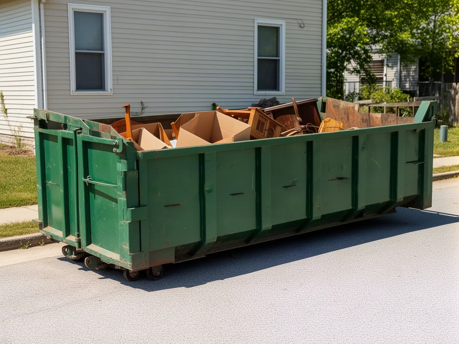 Roll-off dumpster from George's Arvada Roll-Off Dumpsters in Arvada, CO